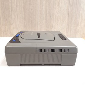 SEGA SATURN Console Japan Gray with 2 controllers, 6 games & memory tested