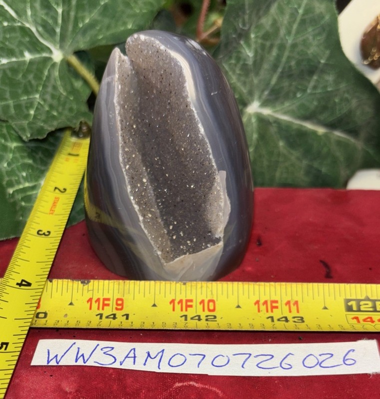 Druse Agate Cut Base 205.91 Grams