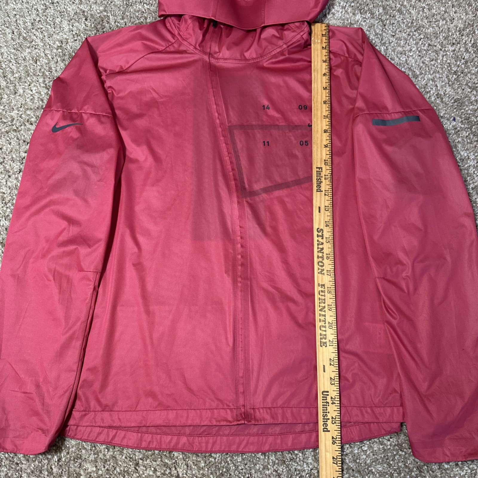 Nike Tech Pack Layer Running Jacket Red Black CT2… - image 6