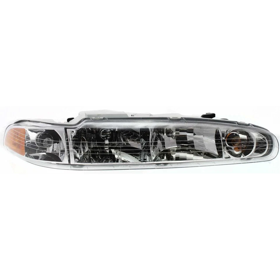 Headlight Set For 98-2002 Oldsmobile Intrigue Left and Right With Bulb 2Pc - Image 3 of 4