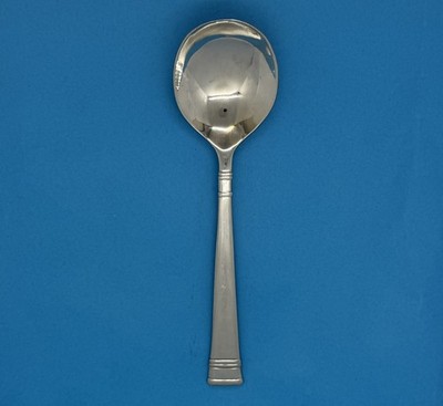 ONEIDA COMMUNITY PROSE STAINLESS FLATWARE BANDS ROUND BOWL SOUP SPOON CREAM SOUP