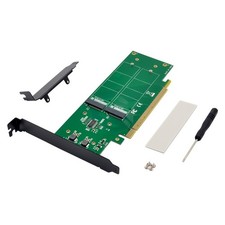 PCI Express x16 to 4-Port M.2 Hyper NVMe SSD Storage Expansion Card Adapter