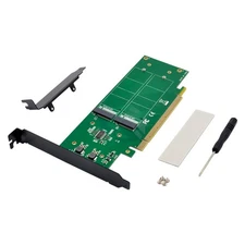 PCI Express x16 to 4-Port M.2 Hyper NVMe SSD Storage Expansion Card Adapter
