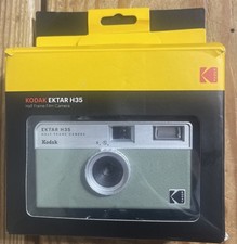 Kodak EKTAR H35 Half Frame Camera - Green Vintage Works Great