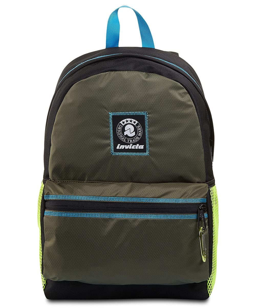 Sac à dos épuré Barly Green en tissu Ripstop technique avec espace PC