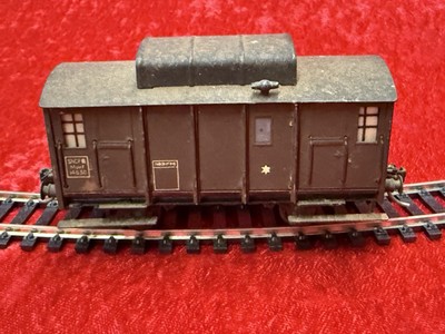 Vintage 50 s VB HO SNCF #23 Lighted Tail Van - Nice Detail!
