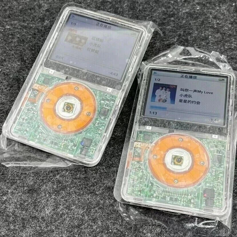 ポータブルプレーヤー iPod classic 512GB 512GB SD IPOD CLASSIC RED WOLFSON DAC! ALL METAL ALUMINIUM FRONT