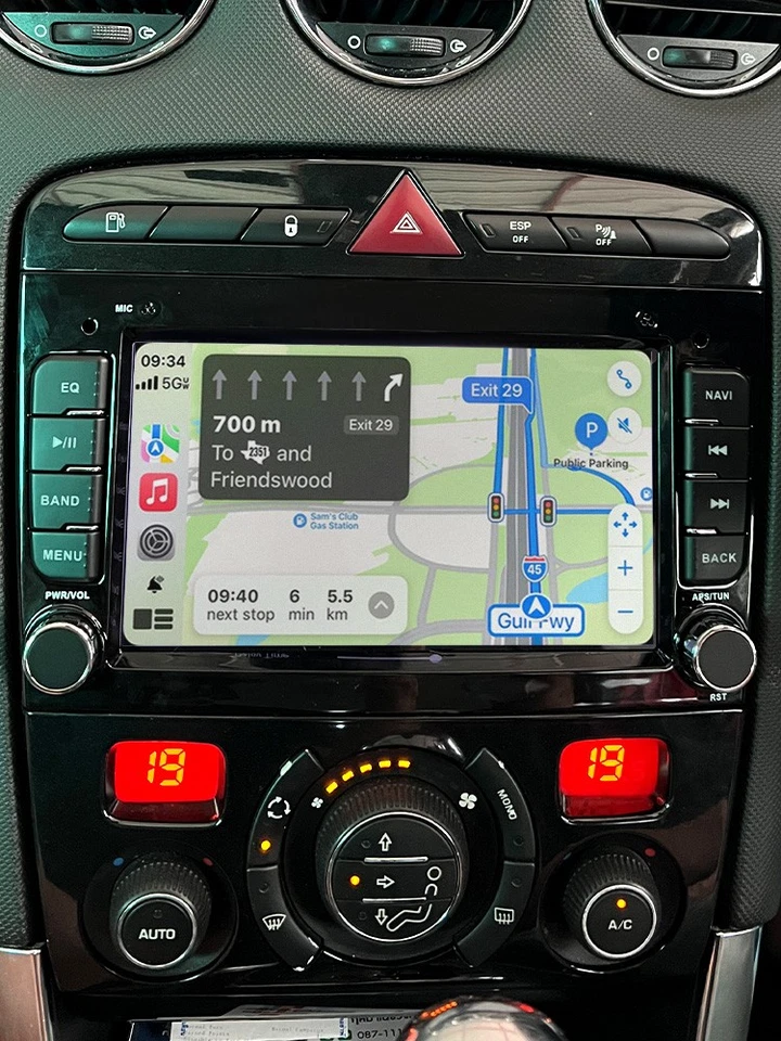 64GB Android 14 Carplay Autoradio Für Peugeot 308 408 2007-2015 GPS Navi WIFI 7" - Bild 2 von 4