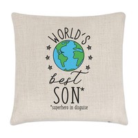 World's Best Sohn Kissenbezug Favorit Scherz Toll Familie Lustig