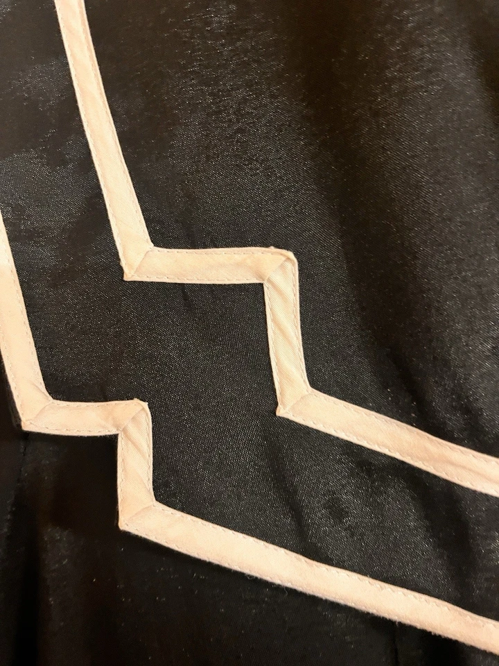 Vestido Chic Star 22 Negro Ajuste Acampanado Años 50 Falda Completa Rockabilly Marinero Danza Giro Foto 4 de 4