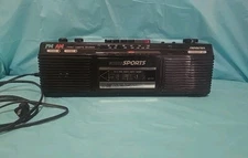 Vtg SounDesign 4621-BLK AM/FM Stereo Receiver Cassette Recorder READ DISCRIPTION