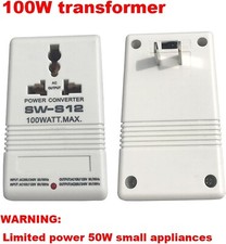 100W Voltage Converter Travel Adapter Power Step-Up  Down Transformer CN Plug