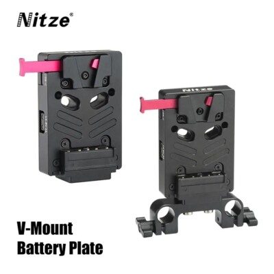 NITZE N21-D7 V Mount Battery Plate Adapter V-lock All V-mount Battery Universal