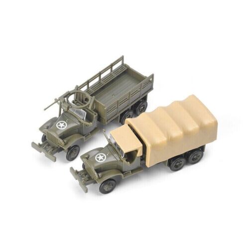 HOT 1/72 World War II Allied CCKW-353 Off-Road 2Pcs Truck Model Military Model - Picture 1 of 7