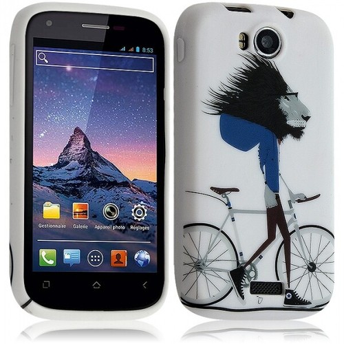 Housse étui Coque Semi-rigide pour Wiko Cink Slim avec motif LM20