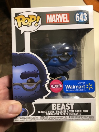 Flocked Marvel Beast Funko POP! #643 