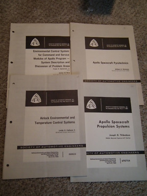 ***APOLLO TECHNICAL MANUAL/ 16 AMAZING PUBLICATIONS BY SOCIETY OF AUTOMOTIVE ENG