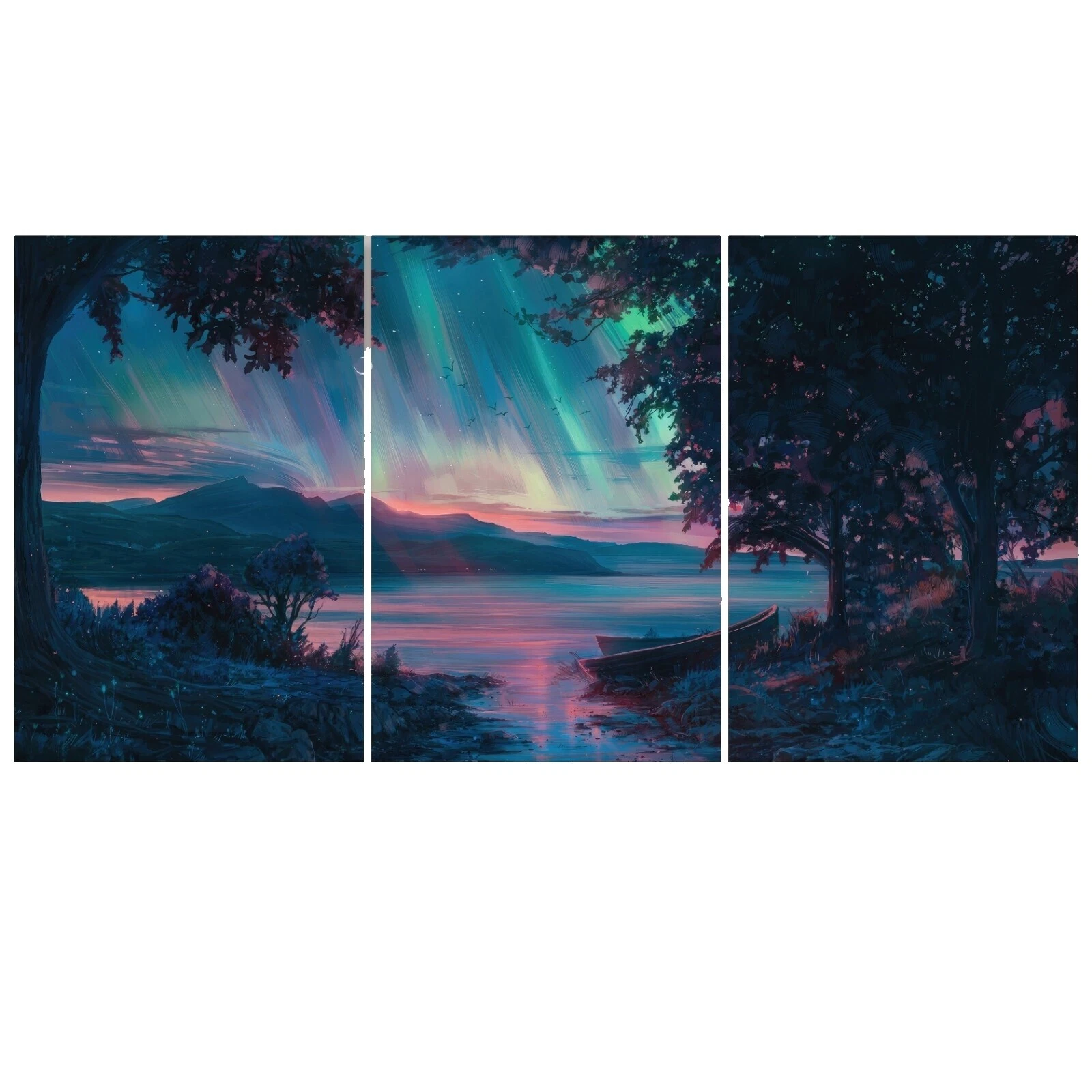 Pósters de decoración para el Hogar abstracto paisaje