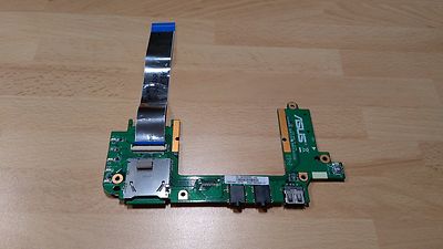 USB Audio Board Card Reader For Asus EEE PC 1201HA Power Button