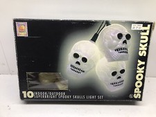 indoor/outdoor super bright spooky Skulls light set