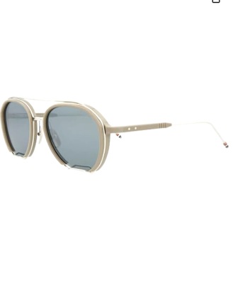 Brand New Authentic Thom Browne Sunglasses TB 810-56-02 SLV-GRY