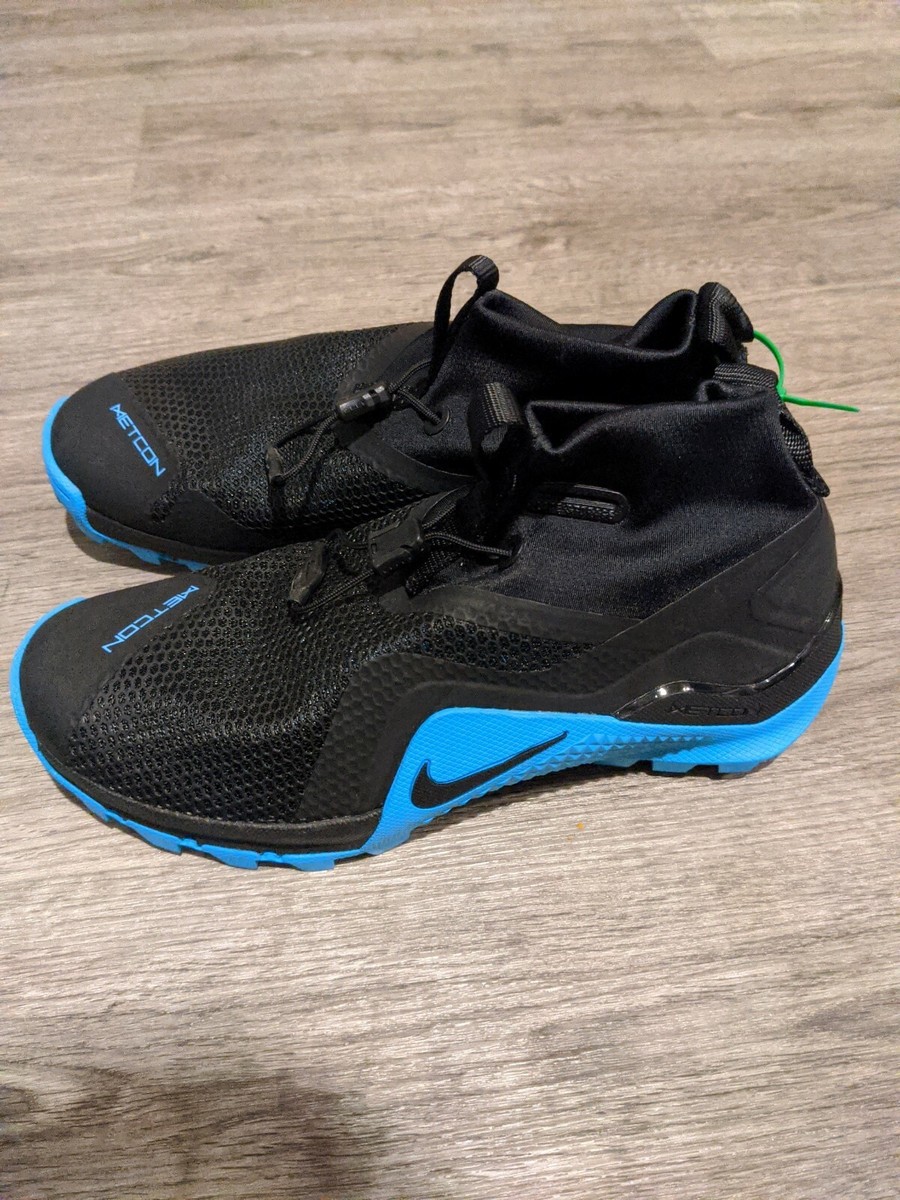 Pre-Owned Nike Metcon x SF Black Light Current Blue Men Size 10 BQ3123-040 Nike Metcon X SF Black Current Blue CrossFit Trainer Mens  main image 4