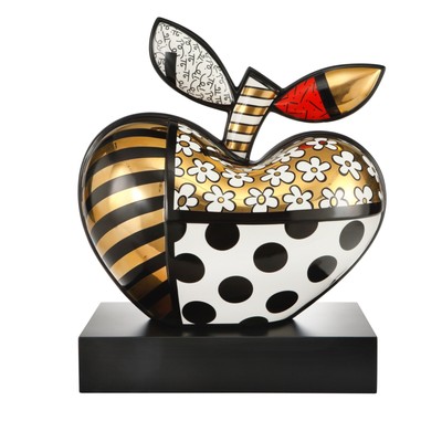 PopArt Figur Romero Britto   Golden Big Apple (Goebel Art-Nr. 66452721)