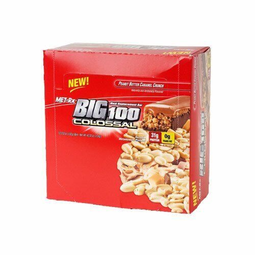 Big 100 Colossal Meal Replacement Bar Super Cookie Crunch 3.52 Ounce (9-Pack) - Picture 2 of 2