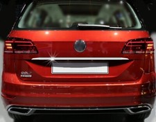 ZUBEHÖR VW GOLF SPORTSVAN 2014-2020 TUNING HECKKLAPPE CHROM LEISTE - HECKLEISTE