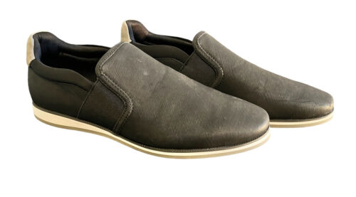 Black slip on sneakers/ Loafers Size 