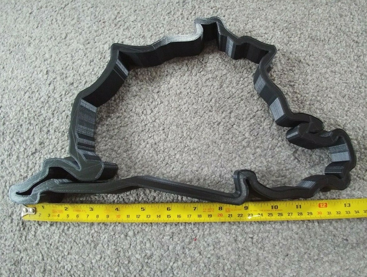 Oulton Park Circuit Replica Track Art Freestanding Wall Mounted Race Track 3D