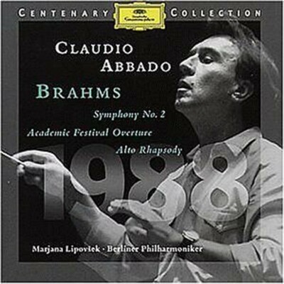 BRAHMS Symphony No 2 Academic Festival Overture Claudio Abbado  Marjana Lipovsek