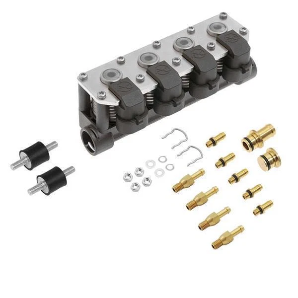 STAG EINSPRITZLEISTE ACW-02 4-ZYL KPL BFC LPG Autogas Injektoren Einspritzdüsen