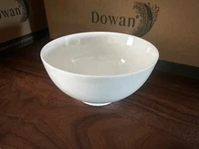 8 Small White Porcelain Bowls, Perfect Size for Ice Cream and Salads