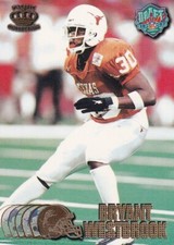 1997 Pacific Crown Collection #448 Bryant Westbrook  Detroit Lions Rookie Card. rookie card picture