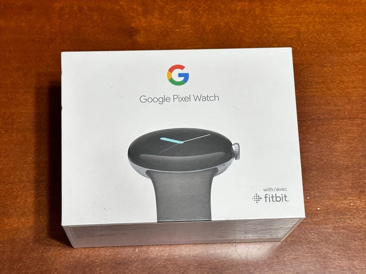Google Pixel Watch 41mm Polished Silver Stainless Steel Case with