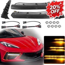 For Corvette C8 Z51 2023 Front Grille Turn Si...