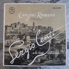 Sergio Centi - Canzoni Romane / Vinyl 10" / Italy / 1956 / Durium msA 541