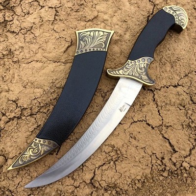 TheBoneEdge 12'''' Steel Collectible Dagger With Scabbard