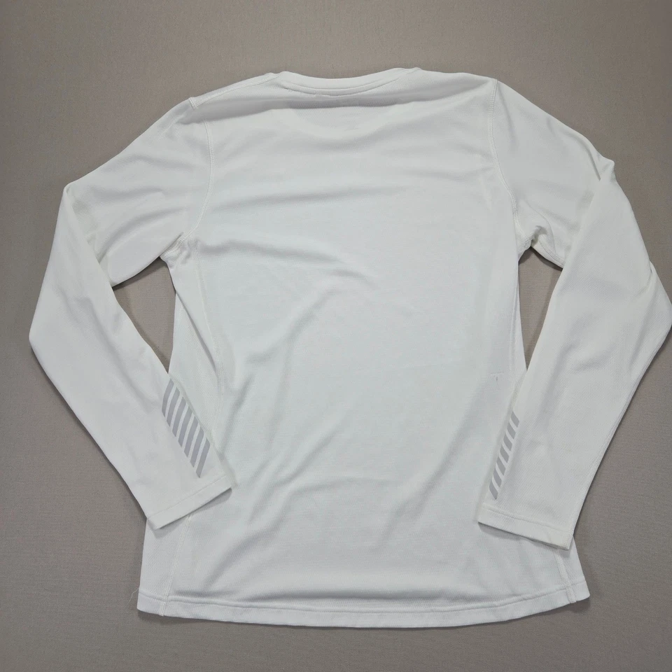 Мужская футболка с длинным рукавом Helly Hansen белая спортивная одежда базовый слой для походов большой размер - Изображение 2 из 4