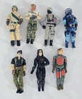X-963 VINTAGE 1980'S HASBRO GI JOE FIGURES BARONESS FLINT MOTOR VIPER ETC