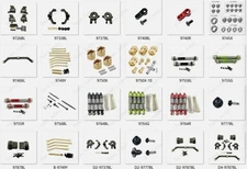 Aluminum metal brass Upgrade parts For 1:18 Traxxas TRX4M 97074-1 97054-1 Rc car