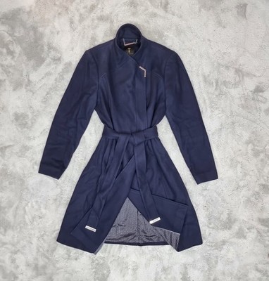 Trench Coat Ted Baker Ellgenc Navy Brand Ted Baker Laureol Flared