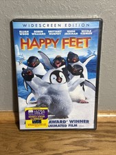 Happy Feet DVD, 2007, Widescreen Edition Elijah Wood, Robin Williams
