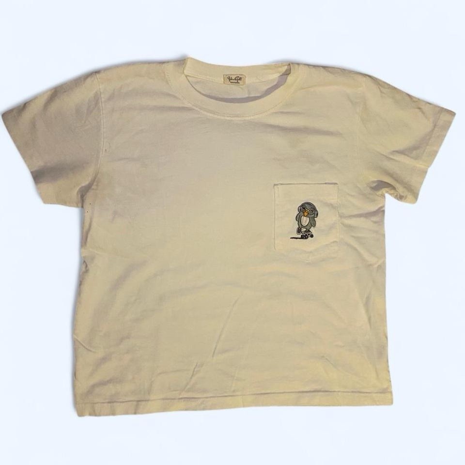 Rare John Galt Penguin Ashley Top Embroidered Pocket Tee