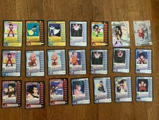 21 DBZ Dragon Ball Z TCG Character Cards Lot mix of Foils and Regular Cards