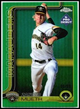 2025 Topps Pro Debut Chrome Green Refractor #PDC-120 Zander Mueth Bradenton