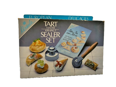 Krimp Kut Tart Master Sealer Set Tools & Receipes Book