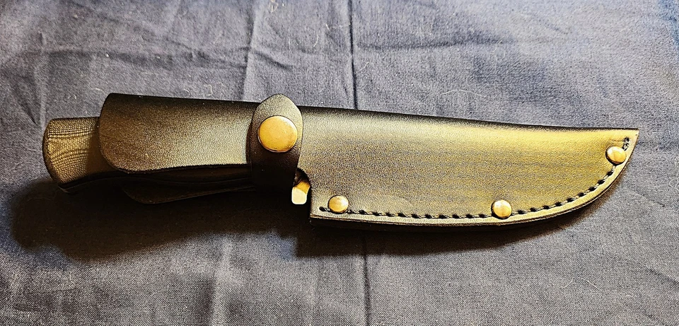 GERMAN HEN & ROOSTER Fixed Blade Hunting Knife 440 Steel Full Tang 9.5" HRI 001 - Image 3 of 4