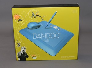 Wacom Bamboo Graphic Tablet = Active Area 8.5 x 5.3 = USB